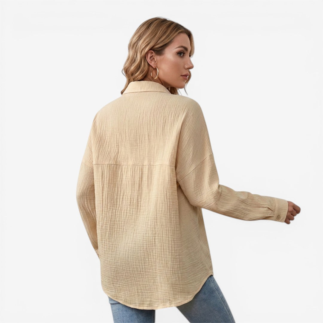Jorvalore | Women’s Cotton Blouse Summer Lightweight Breathable Top