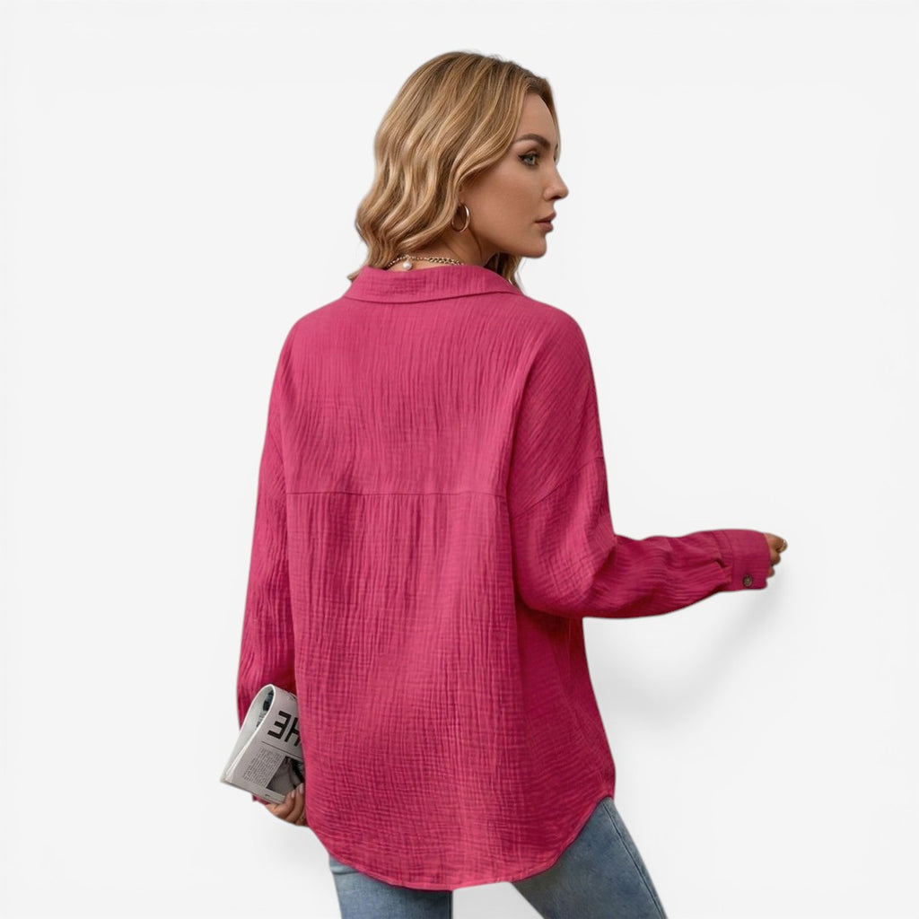 Jorvalore | Women’s Cotton Blouse Summer Lightweight Breathable Top