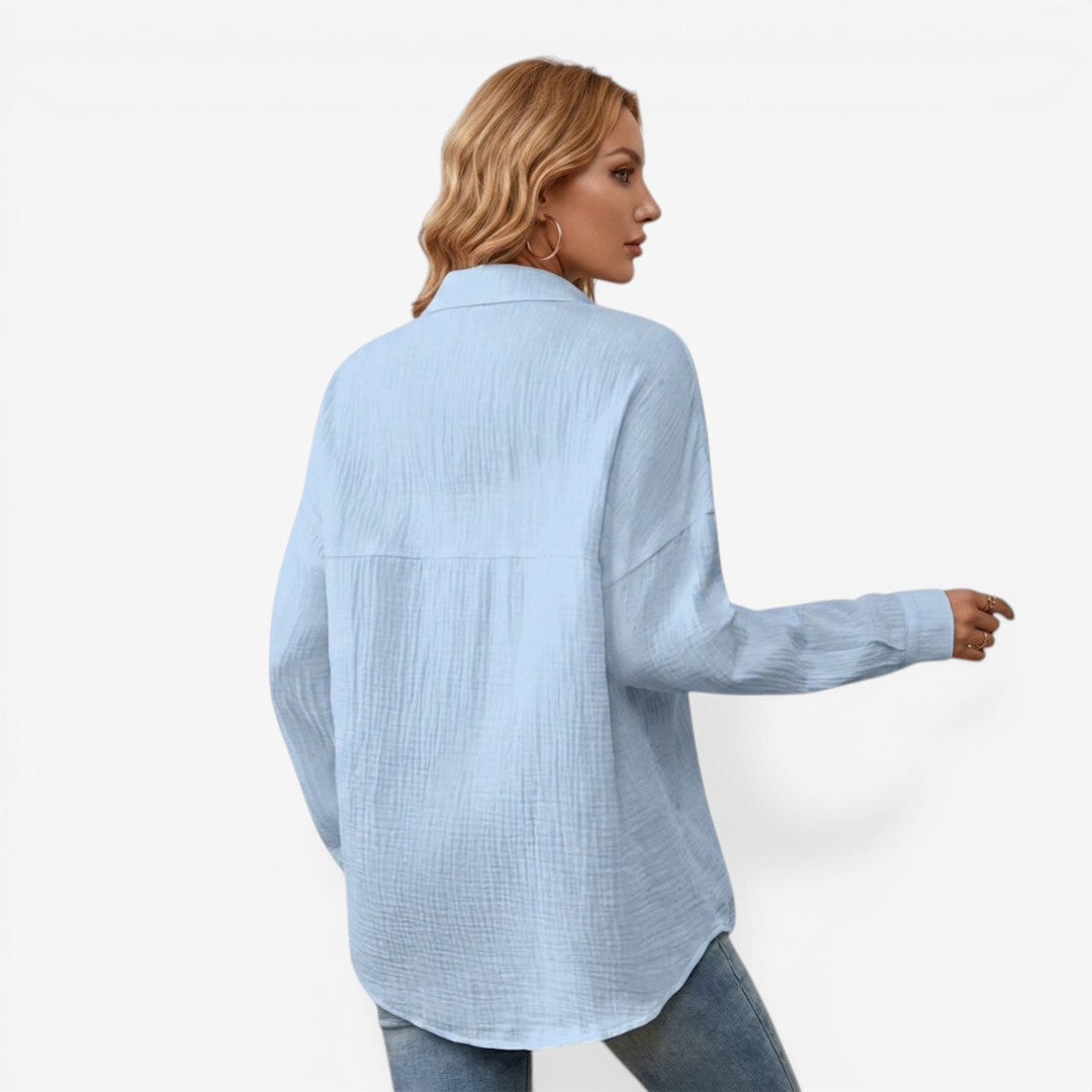 Jorvalore | Women’s Cotton Blouse Summer Lightweight Breathable Top