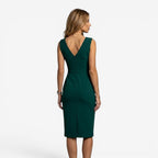 Jorvalore | Women's Elegant Summer Midi Dress with V-Neck and Side Slit