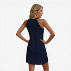 Jorvalore | Women’s Floral Halter Mini Dress for Summer Events