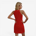 Jorvalore | Women’s Floral Halter Mini Dress for Summer Events