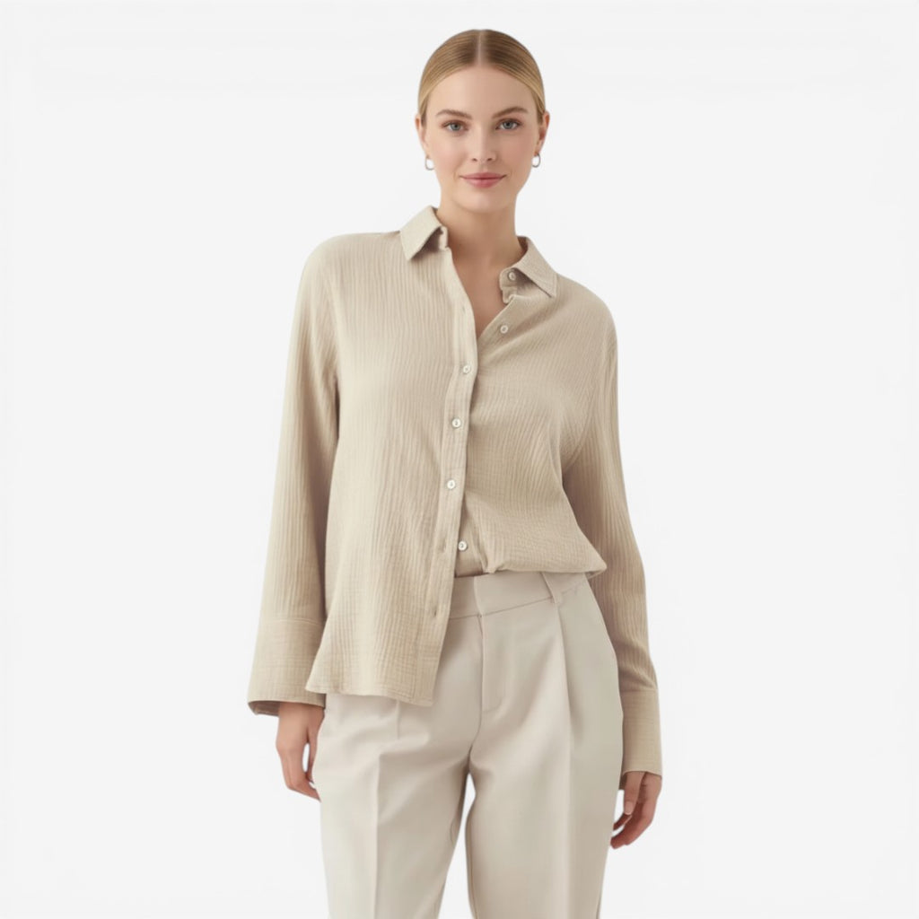 Jorvalore | Women’s Lightweight Cotton Blouse for Summer Comfort