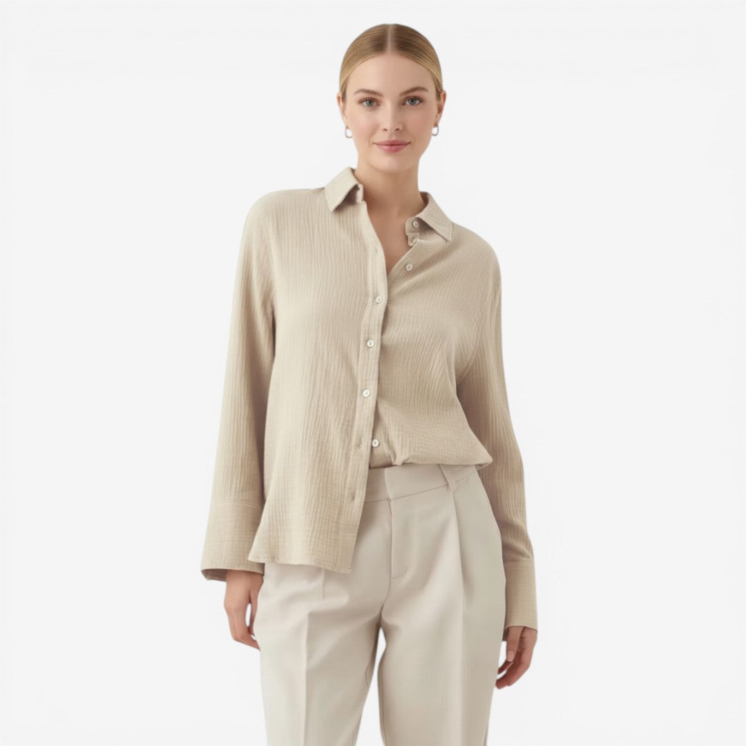 Jorvalore | Women’s Lightweight Cotton Blouse for Summer Comfort