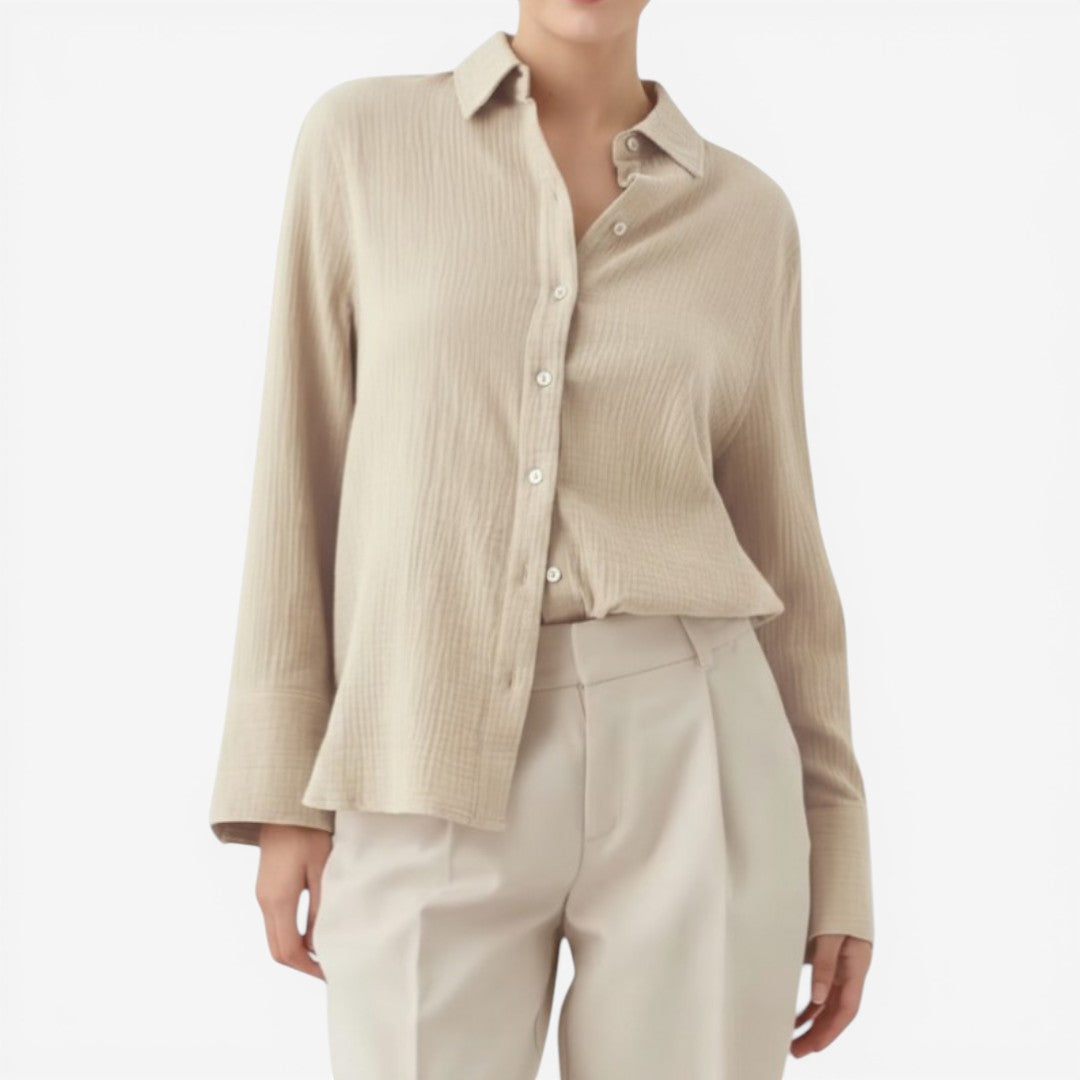 Jorvalore | Women’s Lightweight Cotton Blouse for Summer Comfort