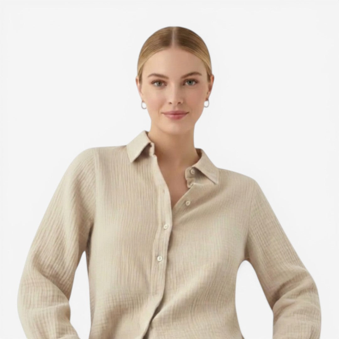 Jorvalore | Women’s Lightweight Cotton Blouse for Summer Comfort