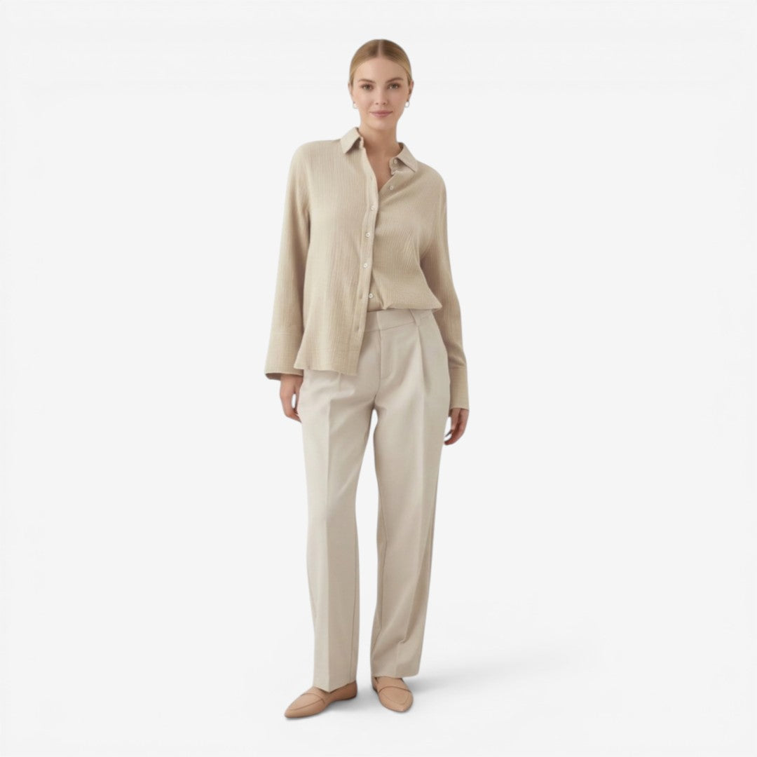 Jorvalore | Women’s Lightweight Cotton Blouse for Summer Comfort