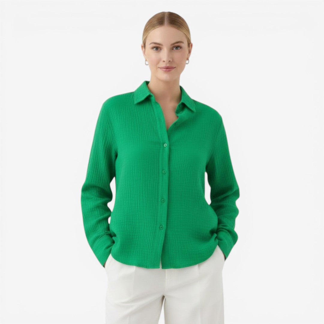 Jorvalore | Women’s Lightweight Cotton Blouse for Summer Comfort