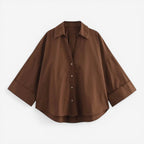 Jorvalore | Women’s Lightweight Cotton Blouse for Work and Travel