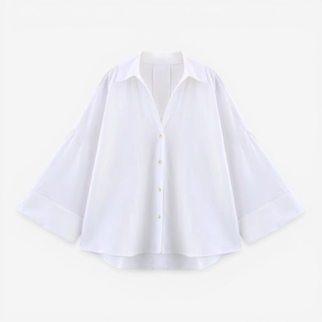 Jorvalore | Women’s Lightweight Cotton Blouse for Work and Travel