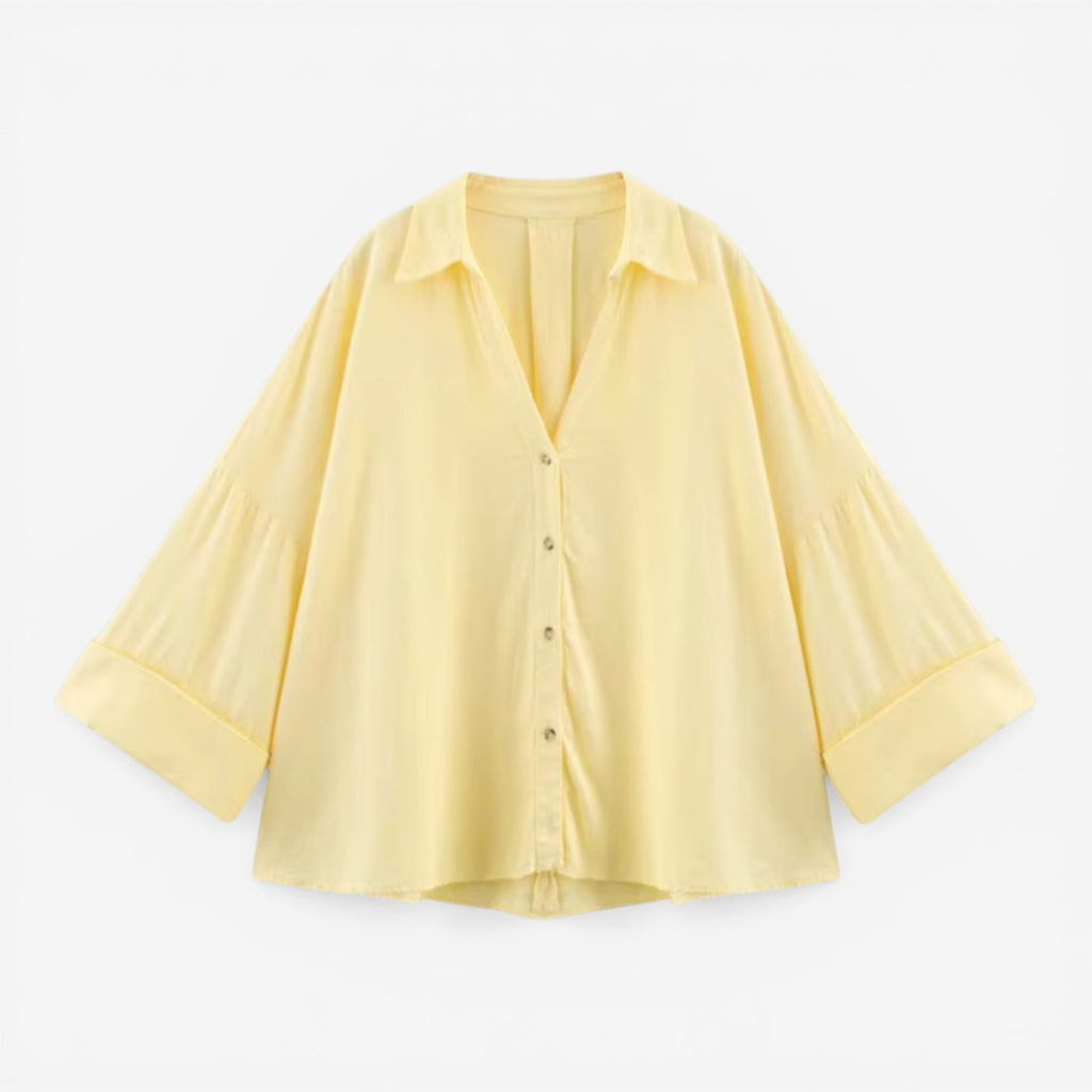 Jorvalore | Women’s Lightweight Cotton Blouse for Work and Travel