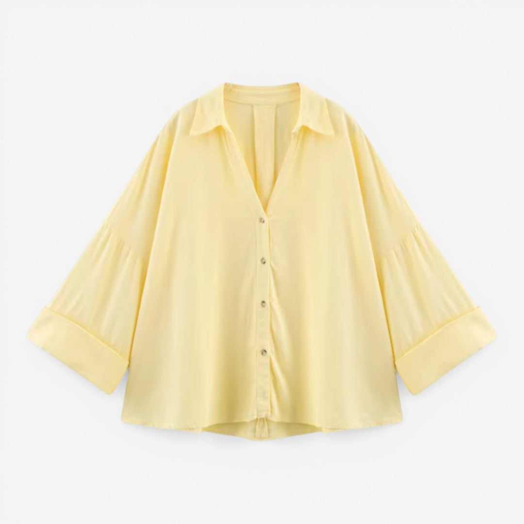 Jorvalore | Women’s Lightweight Cotton Blouse for Work and Travel