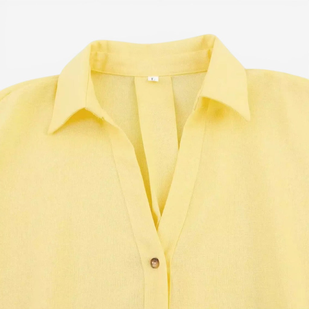 Jorvalore | Women’s Lightweight Cotton Blouse for Work and Travel