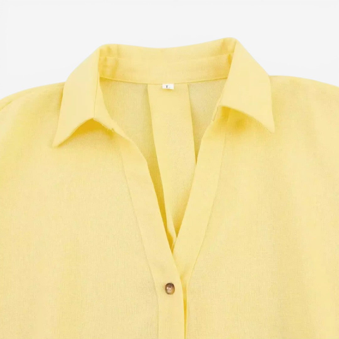 Jorvalore | Women’s Lightweight Cotton Blouse for Work and Travel
