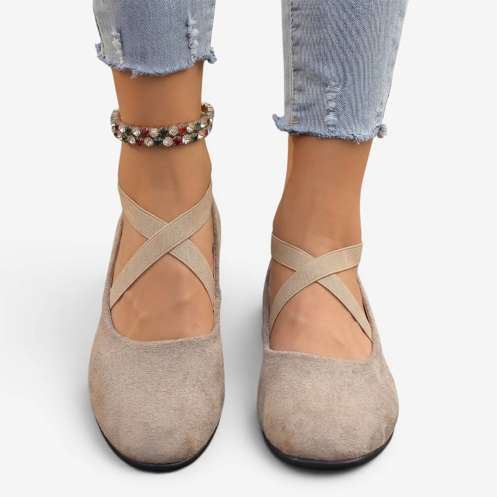 Jorvalore | Women’s Orthopedic Loafers Cross Strap Comfort Summer Shoes