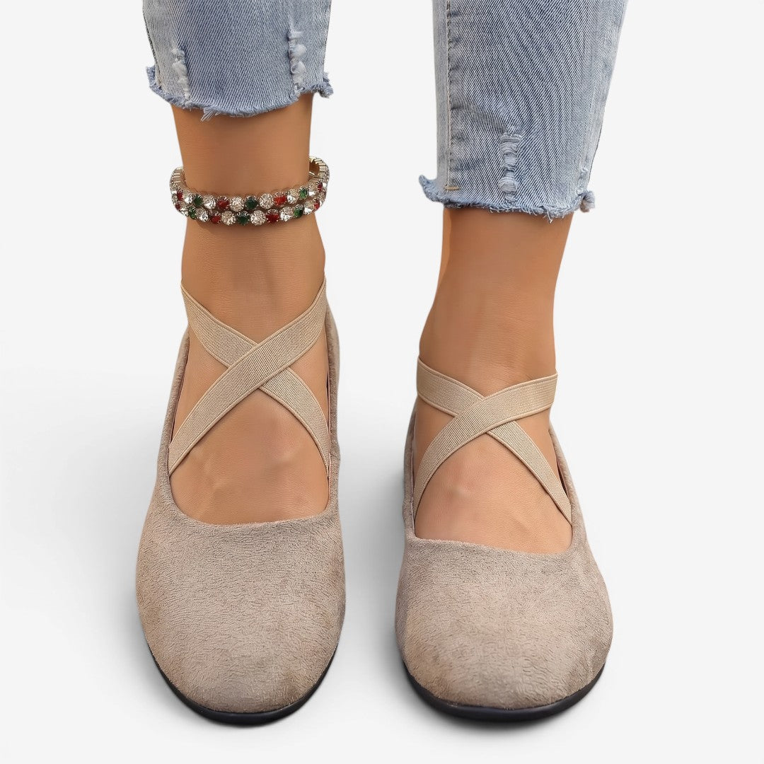 Jorvalore | Women’s Orthopedic Loafers Cross Strap Comfort Summer Shoes