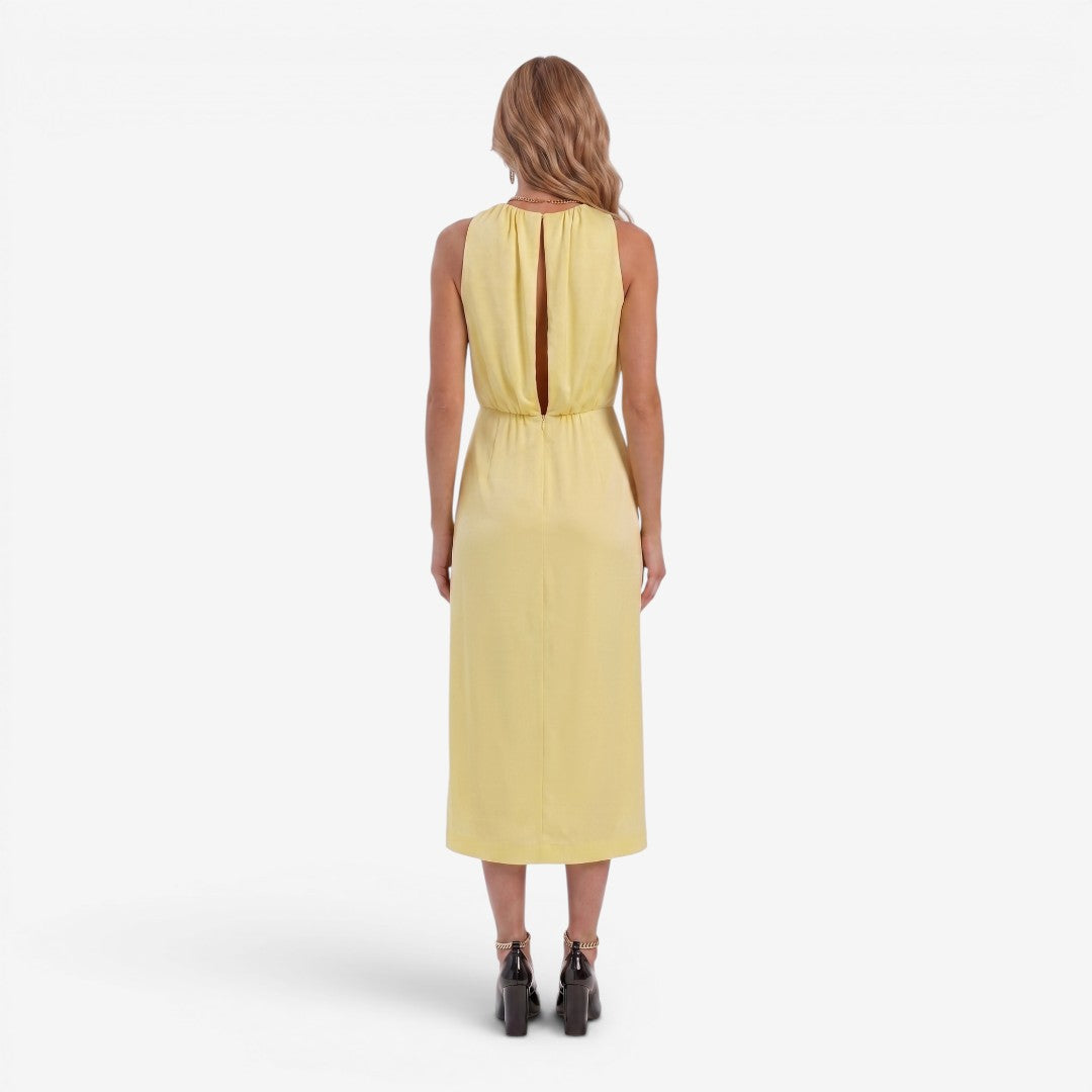 Jorvalore | Women's Sleeveless Summer Midi Dress Flattering Side Split