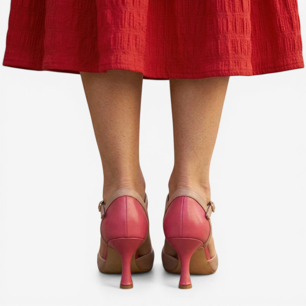 Jorvalore | Women’s Supportive Heels for Walking Cushioned Summer Pumps