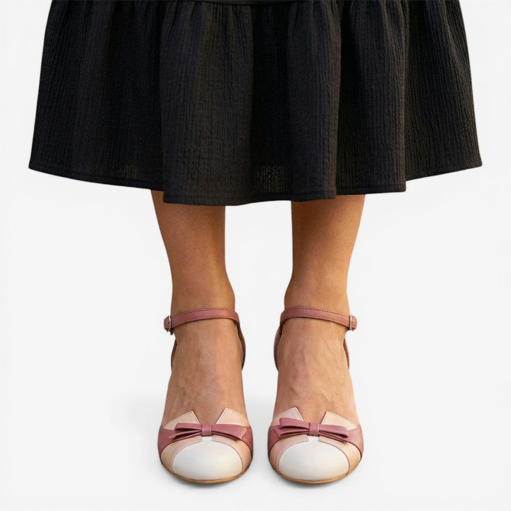 Jorvalore | Women’s Supportive Heels for Walking Cushioned Summer Pumps