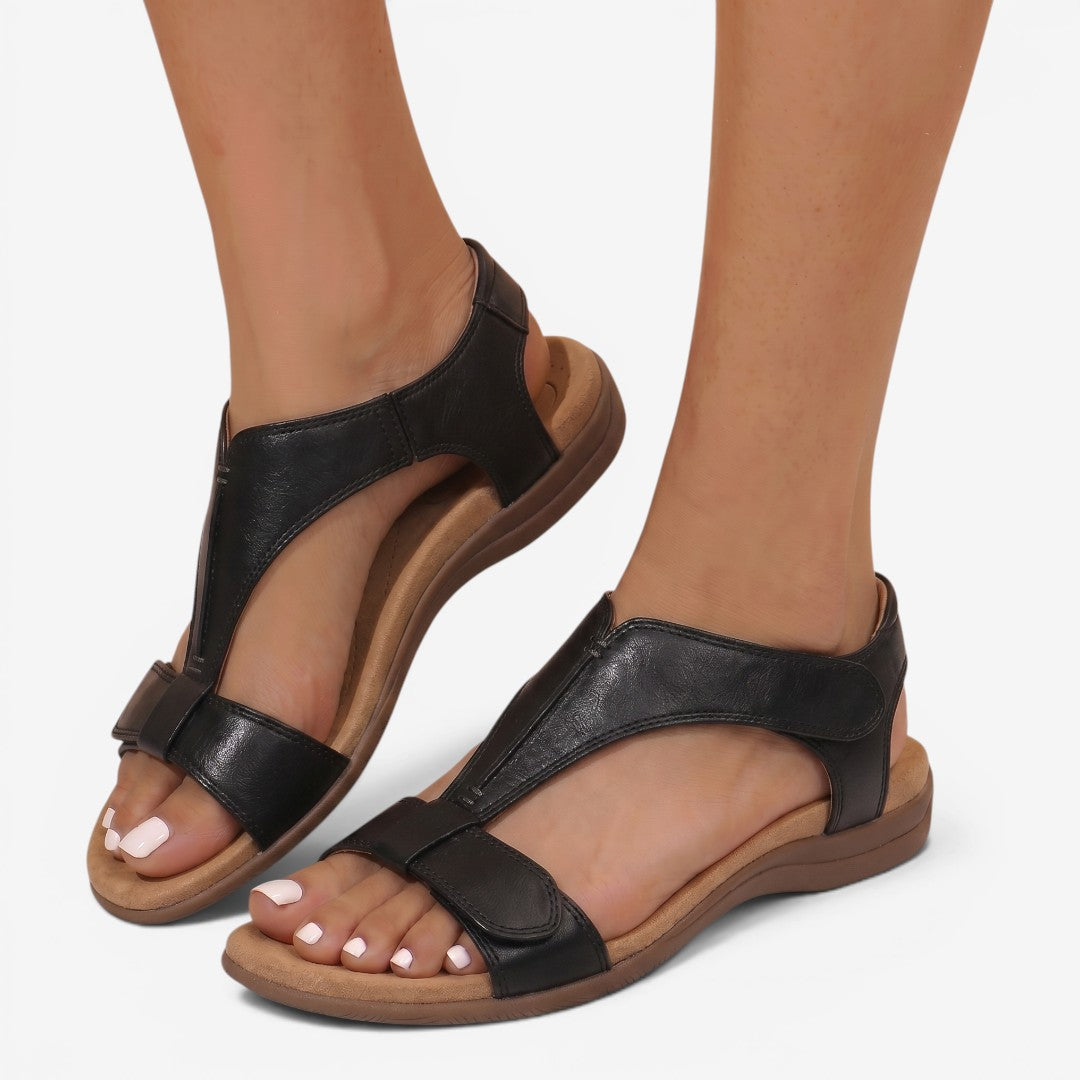 Jorvalore | Women's Supportive Sandals Cushioned Footbed Casual Summer